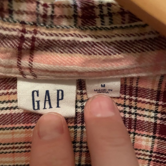 Gap Button-up Plaid Top - Picture 2 of 3